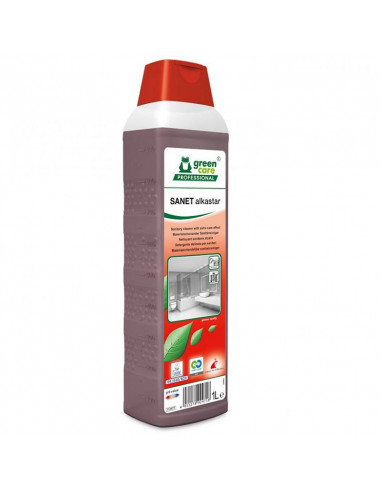 Greencare SANET alkastar duurzame alkalische sanitairreiniger,1L