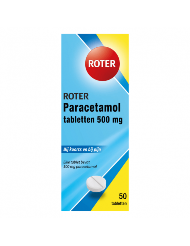 Roter paracetamol 500mg 50 tabletten