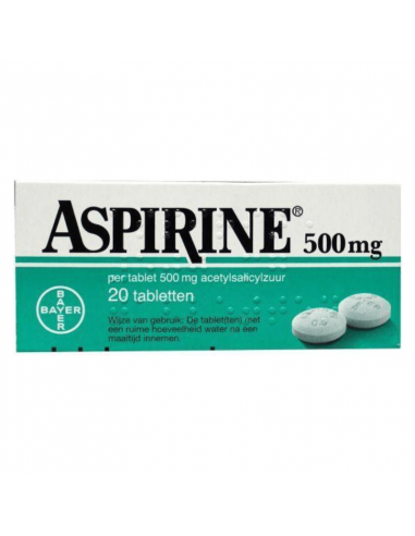 Aspirine 500 mg 20 tabletten
