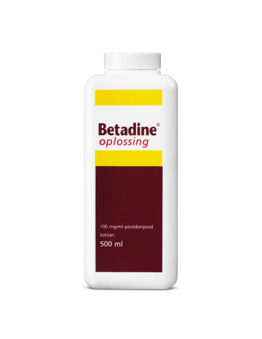 Betadine oplossing 100 mg/ml 500ml