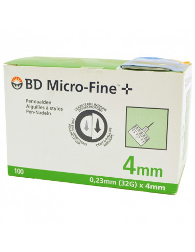 BD Microfine+ 4 mm thinwall pennaalden 100 stuks
