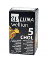 Wellion Luna cholesterol teststrippen 5 stuks