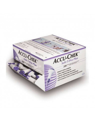 Accu-Chek Safe T Pro Plus lancetten 200stuks