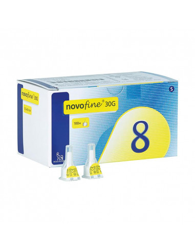Novofine 8mm x 0,30mm 30G 100 pennaalden