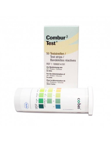 Combur 3 Urine Strips 50 Stuks