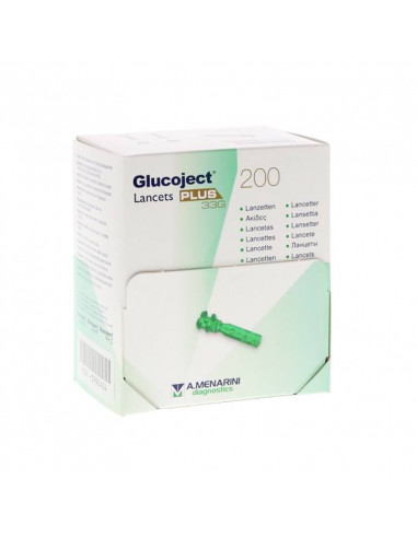 Glucoject lancetten 200 stuks